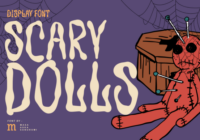 Scary Dolls Font - Featured Image