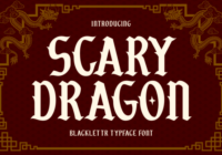 Scary Dragon Font - Featured Image