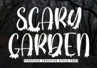 Scary Garden Font - Featured Image