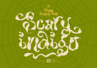 Scary Indigo Font - Featured Image