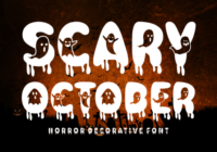 Scary October Font - Featured Image