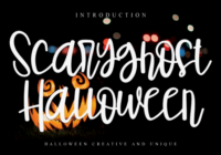Scaryghost Halloween Font - Featured Image