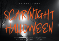 Scarynight Halloween Font - Featured Image
