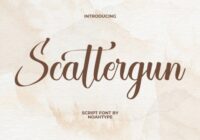 Scattergun Font - Featured Image