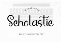 Scholastic Font - Featured Image