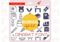 School Alphabet Font - Featured Image