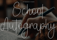 School Autography Font - Featured Image
