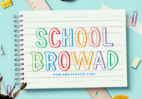School Browad Font - Featured Image