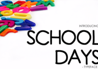 School Days Font - Featured Image