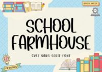 School Farmhouse Font - Featured Image