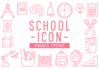 School Icon Font - Featured Image