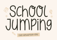School Jumping Font - Featured Image
