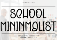 School Mininmalist Font - Featured Image