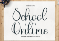 School Ontime Font - Featured Image