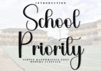 School Priority Font - Featured Image