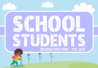 School Students Font - Featured Image