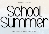 School Summer Font - Featured Image