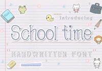 School Time Font - Featured Image