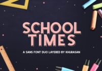 School Times Font - Featured Image