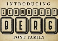 Schwarzenberg Capitals Font - Featured Image