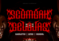 Scomgah Gelojas Font - Featured Image