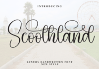 Scoothland Font - Featured Image