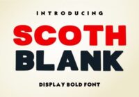 Scotch Lank Font - Featured Image