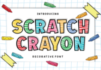 Scratch Crayon Font - Featured Image