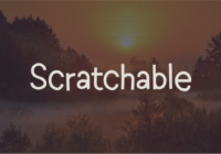 Scratchable Font - Featured Image