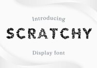 Scratchy Font - Featured Image