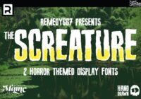 Screature Font - Featured Image