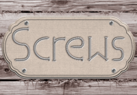 Screws Font - Featured Image