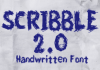 Scribble 2.0 Font - Featured Image