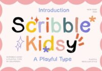 Scribble Kidsy Font - Featured Image
