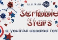 Scribble Stars Font - Featured Image