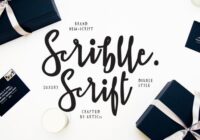 Scriblle Font - Featured Image