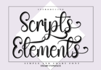 Scripts Elements Font - Featured Image