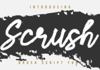 Scrush Font - Featured Image