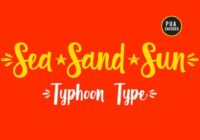 Sea Sand Sun Font - Featured Image