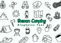 Season Camping Font - Featured Image