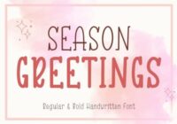 Season Greetings Font - Featured Image