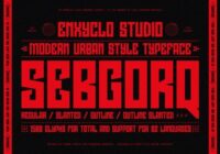 Sebgorq Font - Featured Image
