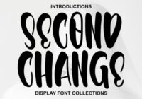 Second Change Font - Featured Image
