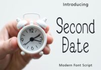 Second Date Font - Featured Image