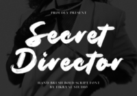 Secret Director Font - Featured Image