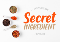 Secret Ingredient Font - Featured Image