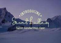 Secret Lullaby Font - Featured Image