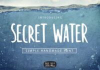 Secret Water Font - Featured Image