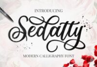 Sedatty Font - Featured Image