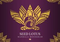 Seed Lotus Mandala Font - Featured Image